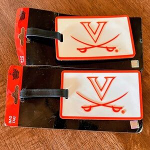 University of Virginia Cavaliers Luggage Bag Tag ID Set Of 2 Officially Licensed